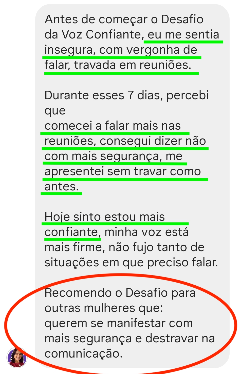 Depoimento Janet
